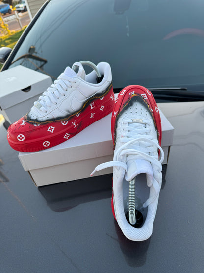 LV air force one red custom